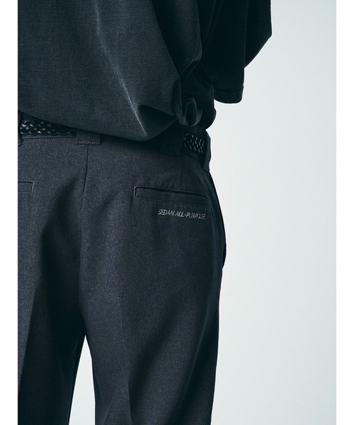 And A（アンドエー）の「SEDAN ALL-PURPOSE セダンオールパーパス / Tech Poly Work Pant テックポリ ワークパンツ / SD23S-PT08（スラックス・メンズ・ブラック/グレー・MEDIUM/LARGE）」の5枚目の写真