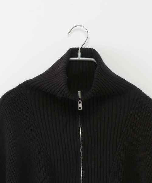 PBLIM（ページボーイリム）の「PAGEBOYLIM/ハーフジップショートプル（ニット/セーター・レディース・ブラック/グレー/オレンジ・FREE）」の15枚目の写真