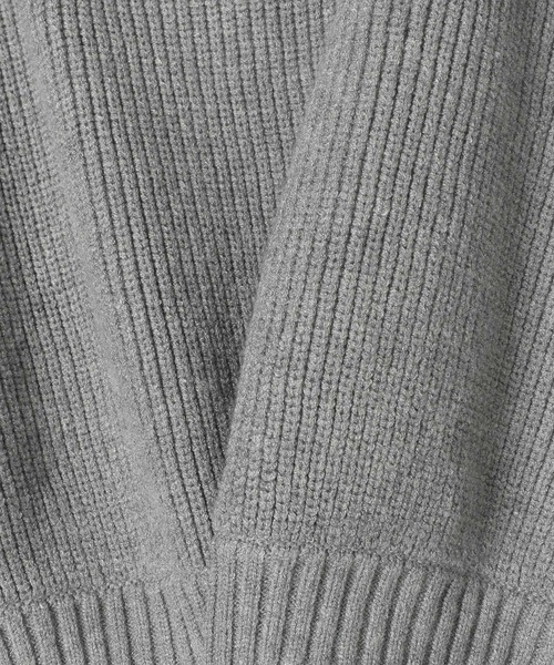 PBLIM（ページボーイリム）の「PAGEBOYLIM/ハーフジップショートプル（ニット/セーター・レディース・ブラック/グレー/オレンジ・FREE）」の20枚目の写真