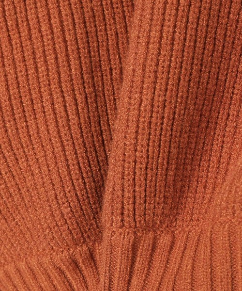 PBLIM（ページボーイリム）の「PAGEBOYLIM/ハーフジップショートプル（ニット/セーター・レディース・ブラック/グレー/オレンジ・FREE）」の16枚目の写真