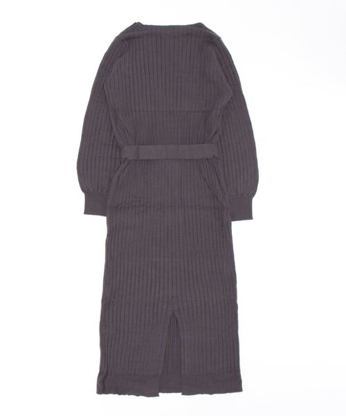 FREE'S MART（フリーズマート）の「ウォームストレッチリブブラウジングニットワンピース（ワンピース・レディース・ベージュ/ブラウン/ブラック/ライトグリーン・SMALL/MEDIUM）」の10枚目の写真