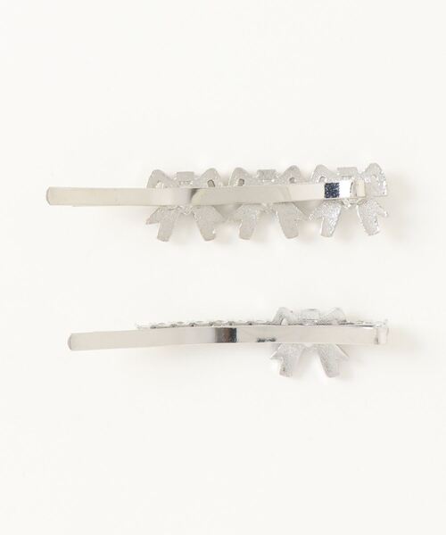 JUMELLE（ジュメロ）の「リボングリッターピン（ヘアピン・レディース・シルバー・FREE）」の2枚目の写真