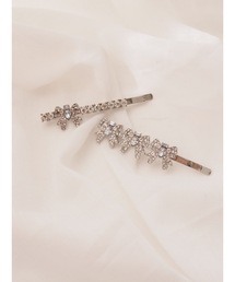 JUMELLE | リボングリッターピン(ヘアピン)