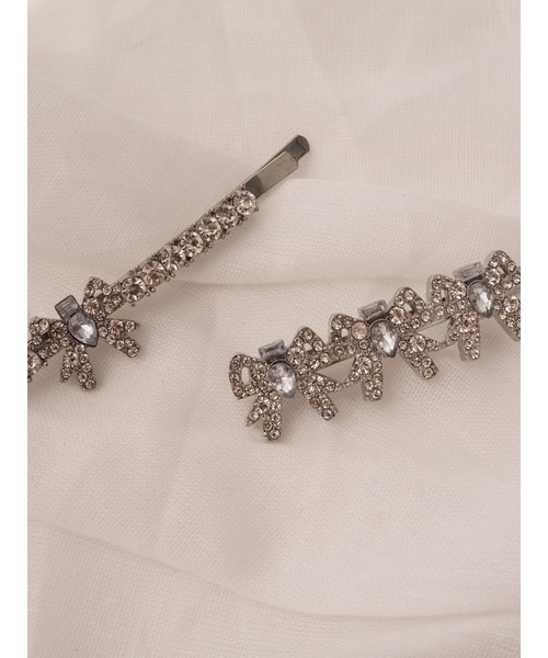 JUMELLE（ジュメロ）の「リボングリッターピン（ヘアピン・レディース・シルバー・FREE）」の14枚目の写真