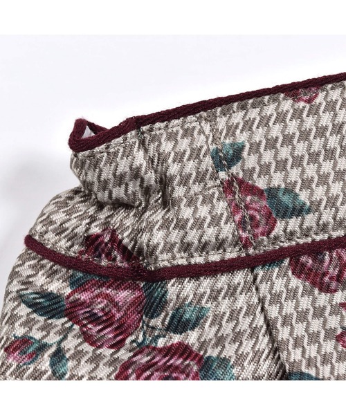 BeBe（ベベ）の「BeBe/【お揃い】千鳥チェックローズプリントキュロットパンツ(90~150cm)（その他パンツ・キッズ・レッド系その他/パープル系その他・140/150/120/130/100/110/90）」の19枚目の写真