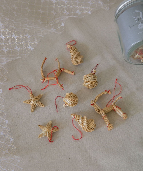 URBAN RESEARCH DOORS（アーバンリサーチドアーズ）の「shesay　ボトリング ストローオーナメントセット（インテリア雑貨・レディース・レッド・-）」の2枚目の写真