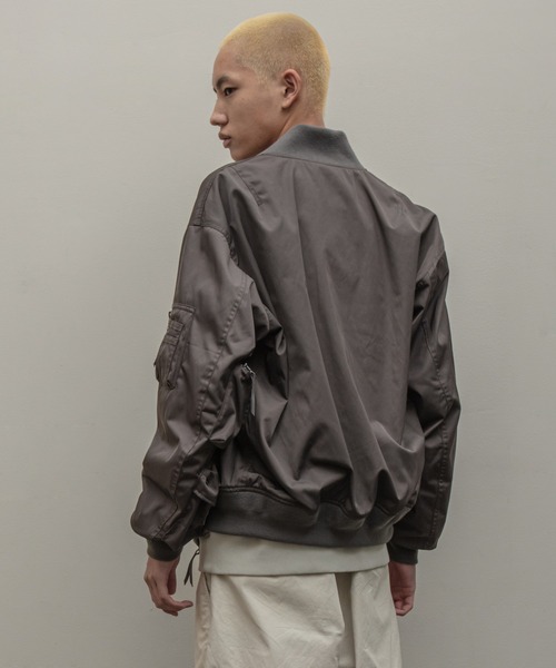 BAL（バル）の「【2023春夏】MULTI POCKET SLEEVE BOMBER JACKET（MA-1