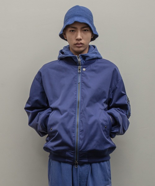 BAL（バル）の「【2023春夏】MULTI POCKET SLEEVE BOMBER JACKET（MA-1