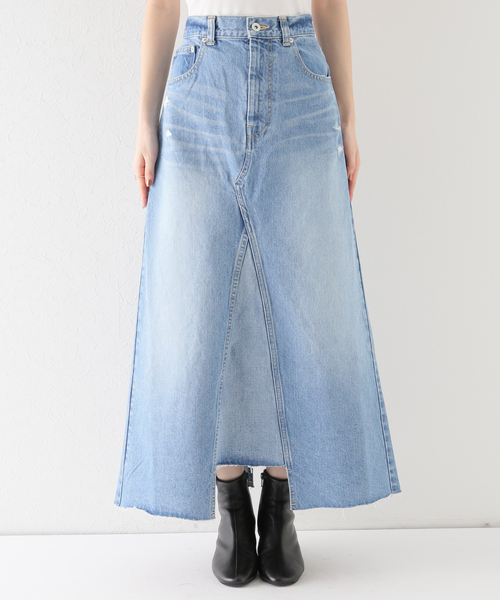 plage(プラージュ)の「【R’IAM】 DENIM スカート(デニムスカート・レディース・ブルー・36/38)」の4枚目の写真