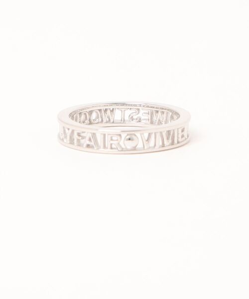 Vivienne Westwood（ヴィヴィアンウエストウッド）の「64040016/WESTMINSTER RING-FR（リング・レディース・シルバー/ピンク/ブラック・XS/M/S/L）」の3枚目の写真