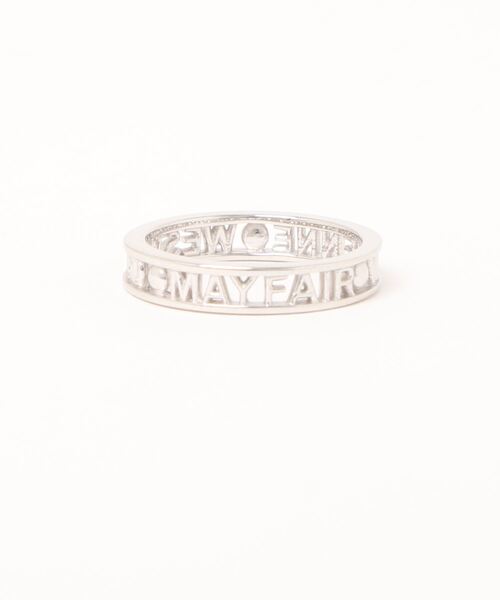Vivienne Westwood（ヴィヴィアンウエストウッド）の「64040016/WESTMINSTER RING-FR（リング・レディース・シルバー/ピンク/ブラック・XS/M/S/L）」の4枚目の写真