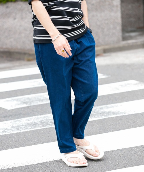 ITEMS URBANRESEARCH（アイテムズ アーバンリサーチ）の「シェフパンツ（その他パンツ・メンズ・ベージュ/インディゴブルー/ブラック・MEDIUM/LARGE）」の4枚目の写真