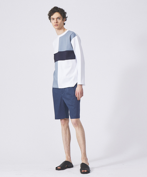 ABAHOUSE GRAY(アバハウスグレイ)の「【パネル切替】ポンチ 長袖 Tシャツ(Tシャツ/カットソー・メンズ・グレイッシュベージュ/ホワイト/ブラック・46/48)」の20枚目の写真