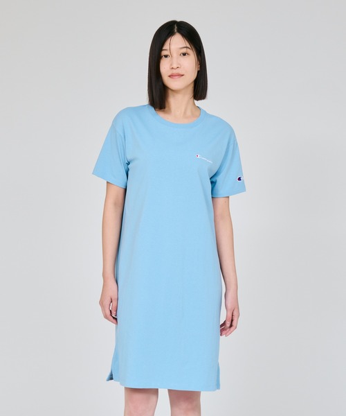 Champion（チャンピオン）の「【Champion/チャンピオン】レディース ワンピース（ワンピース・レディース・ライトピンク/ブラック/グレー/ベージュ系その他3/ホワイト/グリーン系その他/ブラウン/オートミール/グリーン系その他2/ブルー系その他/ピンク/サックスブルー/スカイブルー/セージグリーン/ブラウン系・MEDIUM/LARGE）」の11枚目の写真