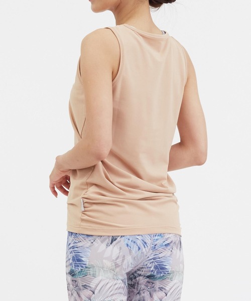 Julier Yoga and Relax(ジュリエヨガアンドリラックス)の「Julier Ecocoベア天竺タンクトップ(その他トップス・レディース・ピンク/ホワイト/ブラック・1/0)」の22枚目の写真