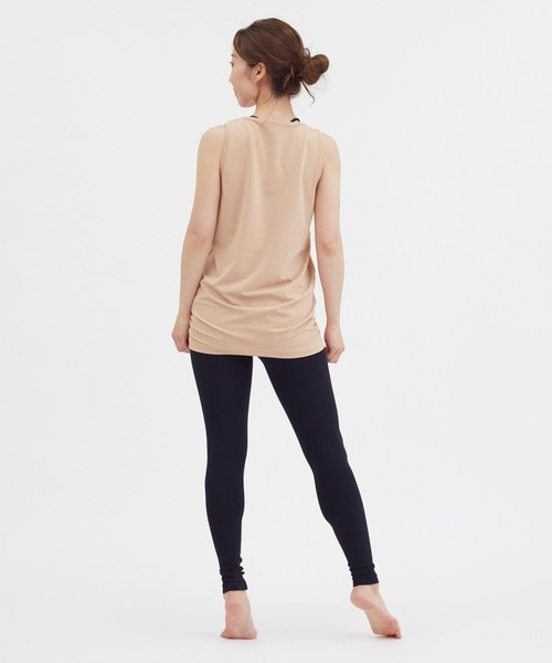 Julier Yoga and Relax(ジュリエヨガアンドリラックス)の「Julier Ecocoベア天竺タンクトップ(その他トップス・レディース・ピンク/ホワイト/ブラック・1/0)」の21枚目の写真