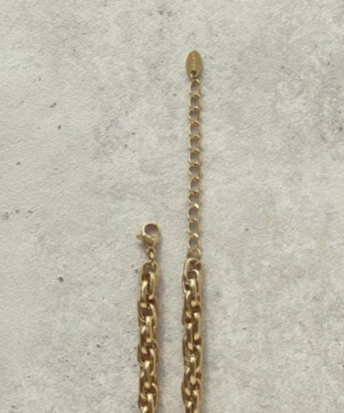 GOLDY（ゴールディ）の「【GOLDY】アレルギー対応 オーバーラップ チェーン ステンレス ネックレス / 3230211（ネックレス・レディース・ゴールド/シルバー・FREE）」の6枚目の写真