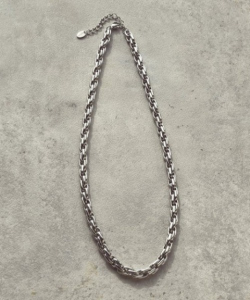 GOLDY（ゴールディ）の「【GOLDY】アレルギー対応 オーバーラップ チェーン ステンレス ネックレス / 3230211（ネックレス・レディース・ゴールド/シルバー・FREE）」の3枚目の写真