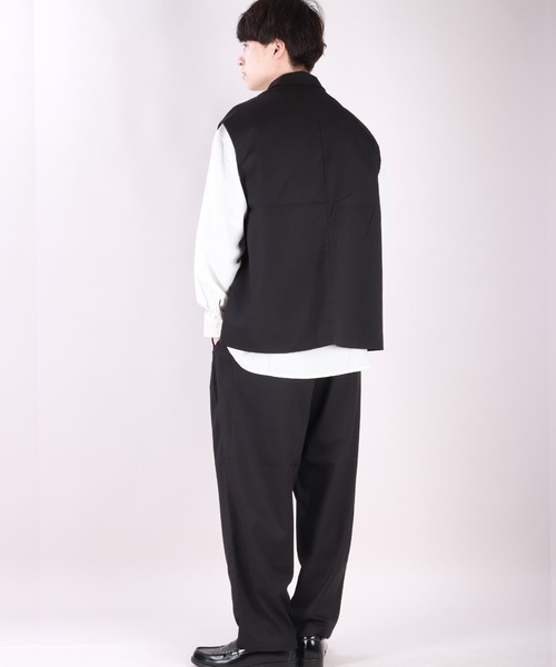 WESTSEA（ウエストシー）の「ジレ＆パンツスタイル セットアップ（セットアップ・メンズ・モカ/サックスブルー/グリーン/ベージュ/ブラック・M/L）」の20枚目の写真