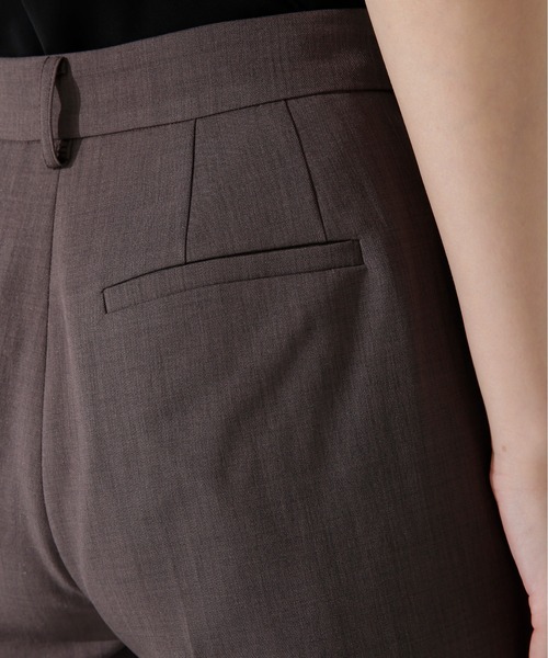 NATURAL BEAUTY BASIC（ナチュラルビューティーベーシック）の「◇＜リネンライクセットアップ＞テーパードパンツ（その他パンツ・レディース・グレイッシュベージュ/チャコールグレー・LARGE/X-SMALL/MEDIUM/SMALL）」の6枚目の写真