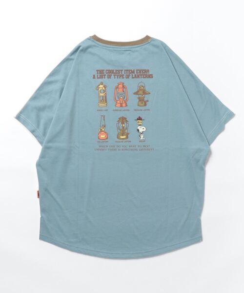 KRIFF MAYER Lady's Collection（クリフメイヤーレディースコレクション）の「スヌーピードルマンT（Tシャツ/カットソー・レディース・カーキ/ライトブラウン/チャコール/カラフル/ナチュラル・LARGE/MEDIUM）」の7枚目の写真