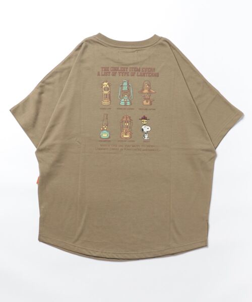 KRIFF MAYER Lady's Collection（クリフメイヤーレディースコレクション）の「スヌーピードルマンT（Tシャツ/カットソー・レディース・カーキ/ライトブラウン/チャコール/カラフル/ナチュラル・LARGE/MEDIUM）」の8枚目の写真