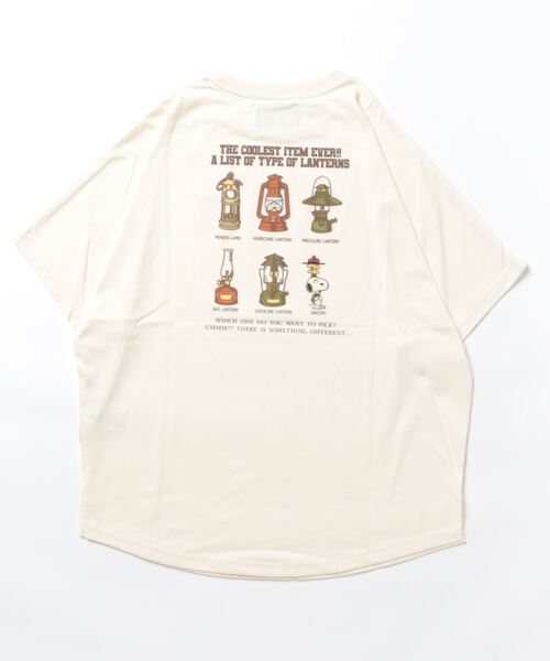 KRIFF MAYER Lady's Collection（クリフメイヤーレディースコレクション）の「スヌーピードルマンT（Tシャツ/カットソー・レディース・カーキ/ライトブラウン/チャコール/カラフル/ナチュラル・LARGE/MEDIUM）」の9枚目の写真
