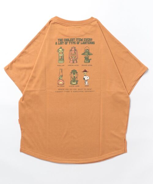 KRIFF MAYER Lady's Collection（クリフメイヤーレディースコレクション）の「スヌーピードルマンT（Tシャツ/カットソー・レディース・カーキ/ライトブラウン/チャコール/カラフル/ナチュラル・LARGE/MEDIUM）」の10枚目の写真