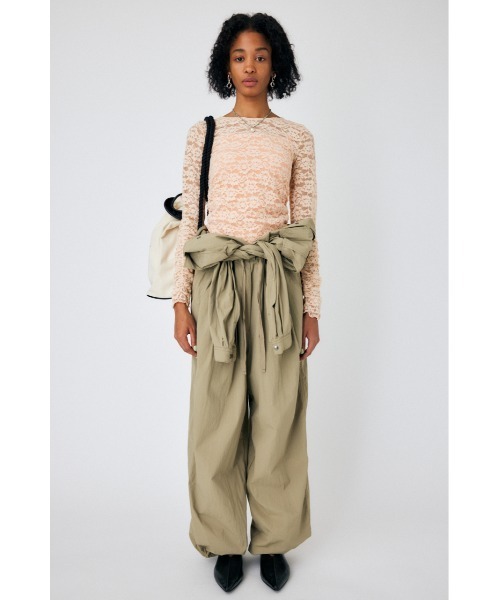 MOUSSY（マウジー）の「LACY BOAT NECK トップス（Tシャツ/カットソー