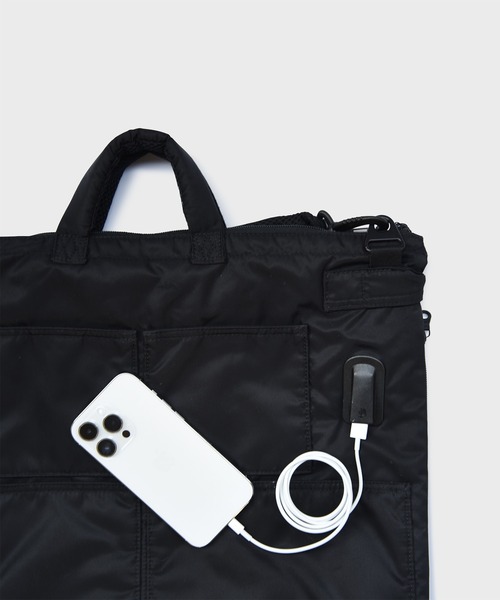 ADAM ET ROPE'（アダムエロペ）の「【FADEN】010 Jonsi / UNISEX（ショルダーバッグ・メンズ・ブラック・FREE）」の13枚目の写真