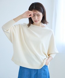 Elura | ＜2024春登場＞サラサラタッチボートネックニット(ニット/セーター)