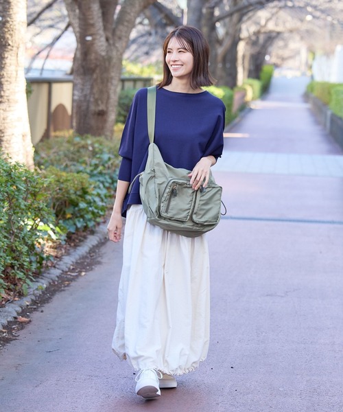 zhor & nemaゾーアンドネマ エルボーパッチ シルク ラメニット長袖 セール】＜2024春登場＞サラサラタッチボートネックニット（ニット