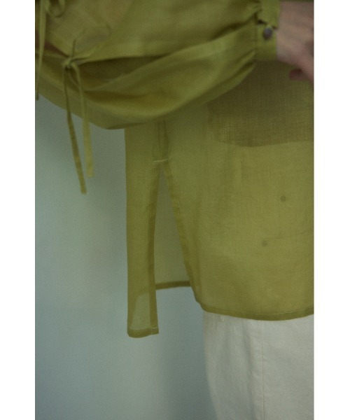 BLACK BY MOUSSY(ブラックバイマウジー)の「sheer blouse(シアーブラウス)(シャツ/ブラウス・レディース・ホワイト/ライトベージュ/グリーン・FREE)」の20枚目の写真