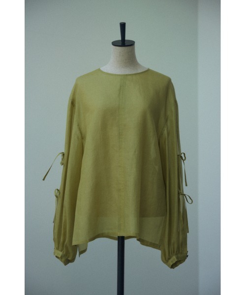 BLACK BY MOUSSY(ブラックバイマウジー)の「sheer blouse(シアーブラウス)(シャツ/ブラウス・レディース・ホワイト/ライトベージュ/グリーン・FREE)」の21枚目の写真