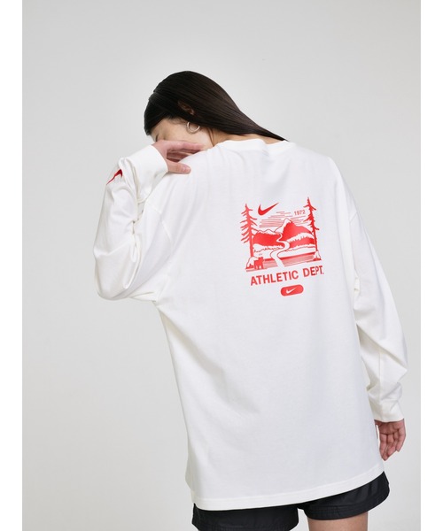 NIKE（ナイキ）の「ナイキ スポーツウェア ウィメンズ ロングスリーブ トップ / Nike Sportswear Women's Long-Sleeve Top＜XS-2XL 展開＞（Tシャツ/カットソー・レディース・ブラウン系その他2/ブラック/クリーム・XS/S/2XL/L/M/XL）」の15枚目の写真