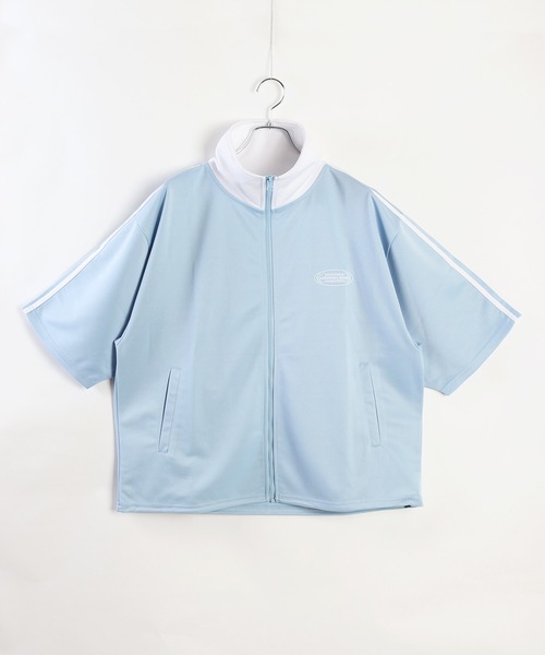 WESTSEA(ウエストシー)の「半袖トラックジャケット(その他トップス・メンズ・ベージュ系その他/オレンジ/ナチュラル/ブラック/グリーン/ブルー/サックスブルー・M/L)」の19枚目の写真