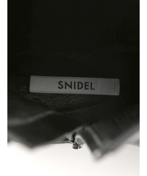 SNIDEL(スナイデル)の「エンジニアミディアムブーツ(ブーツ・レディース・ブラック・SMALL/MEDIUM/LARGE)」の12枚目の写真