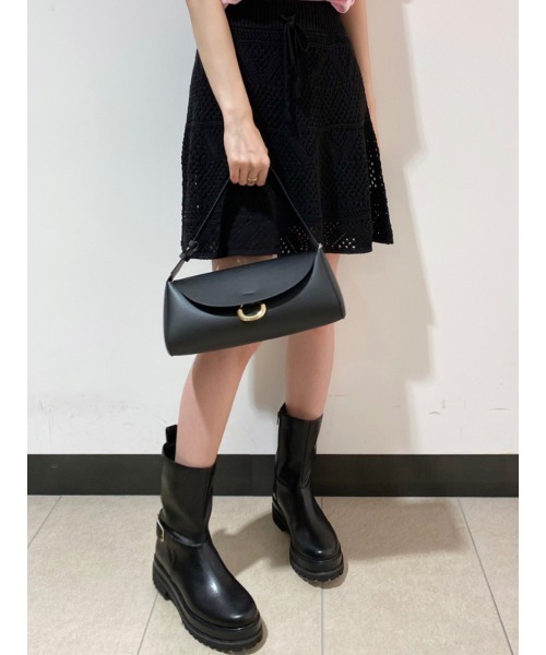 SNIDEL(スナイデル)の「エンジニアミディアムブーツ(ブーツ・レディース・ブラック・SMALL/MEDIUM/LARGE)」の14枚目の写真
