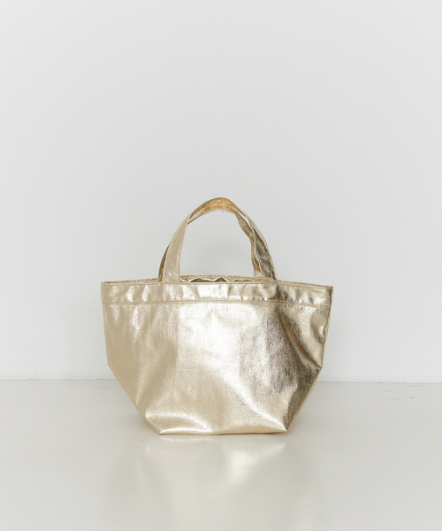collex（コレックス）の「メタリックボートトートバッグ（トートバッグ・レディース・ゴールド/シルバー・フリー）」の2枚目の写真