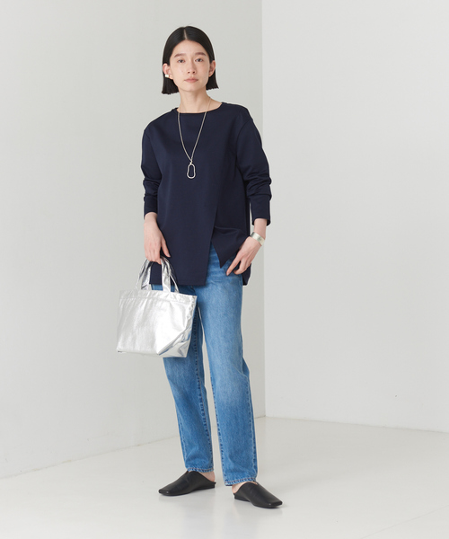 collex（コレックス）の「メタリックボートトートバッグ（トートバッグ・レディース・ゴールド/シルバー・フリー）」の3枚目の写真