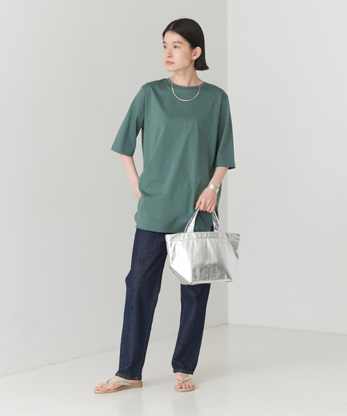 collex（コレックス）の「メタリックボートトートバッグ（トートバッグ・レディース・ゴールド/シルバー・フリー）」の5枚目の写真