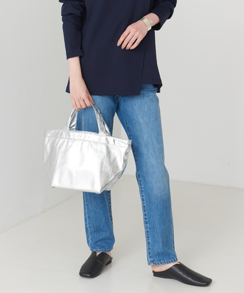 collex（コレックス）の「メタリックボートトートバッグ（トートバッグ・レディース・ゴールド/シルバー・フリー）」の8枚目の写真