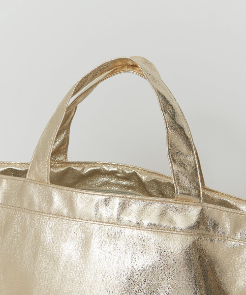 collex（コレックス）の「メタリックボートトートバッグ（トートバッグ・レディース・ゴールド/シルバー・フリー）」の13枚目の写真