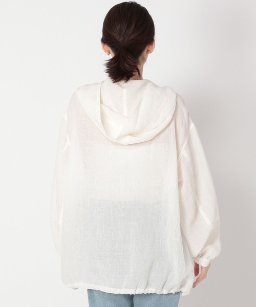 BABYLONE（バビロン）の「リネンシアーアノラックプルオーバー（シャツ  