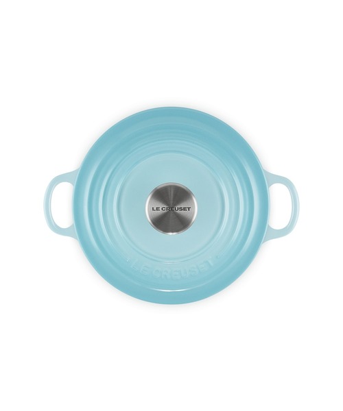 Le Creuset（ルクルーゼ）の「ココット・ロンド 18cm ピュリストブルー