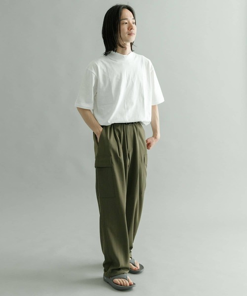 URBAN RESEARCH（アーバンリサーチ）の「ワンタックカーゴパンツ（カーゴパンツ・メンズ・チャコールグレー/オリーブ・MEDIUM/LARGE）」の7枚目の写真