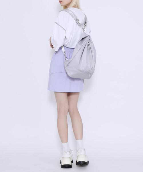 Figments(フィグメンツ)の「巾着バックパック(バックパック/リュック・レディース・ブラック/シルバー・FREE)」の17枚目の写真