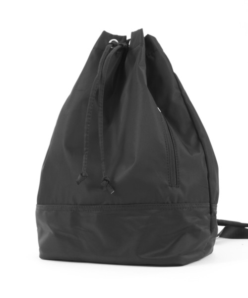 Figments(フィグメンツ)の「巾着バックパック(バックパック/リュック・レディース・ブラック/シルバー・FREE)」の6枚目の写真