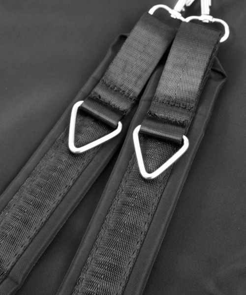 Figments(フィグメンツ)の「巾着バックパック(バックパック/リュック・レディース・ブラック/シルバー・FREE)」の11枚目の写真