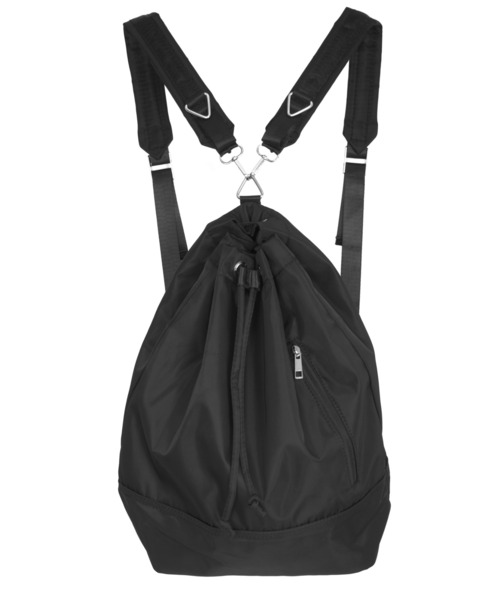 Figments(フィグメンツ)の「巾着バックパック(バックパック/リュック・レディース・ブラック/シルバー・FREE)」の19枚目の写真